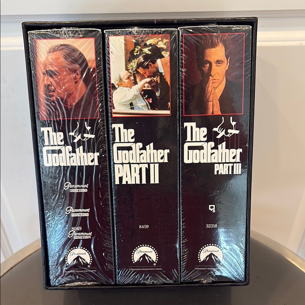New Factory-Sealed The Godfather Trilogy VHS Box Set, 1992